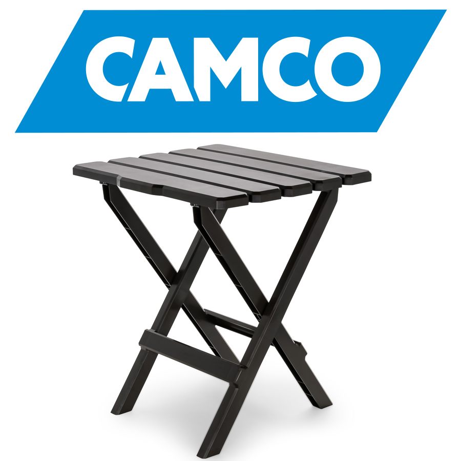 TABLE REPLIABLE 19 1/2''X 18''X15COULEUR MOCHA