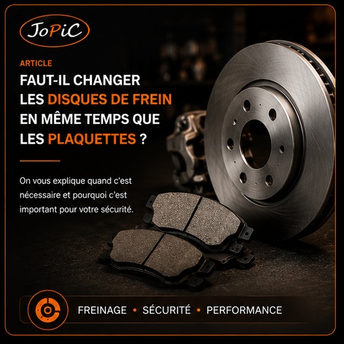 Disques et plaquettes de frein JoPic pour pièces d’auto